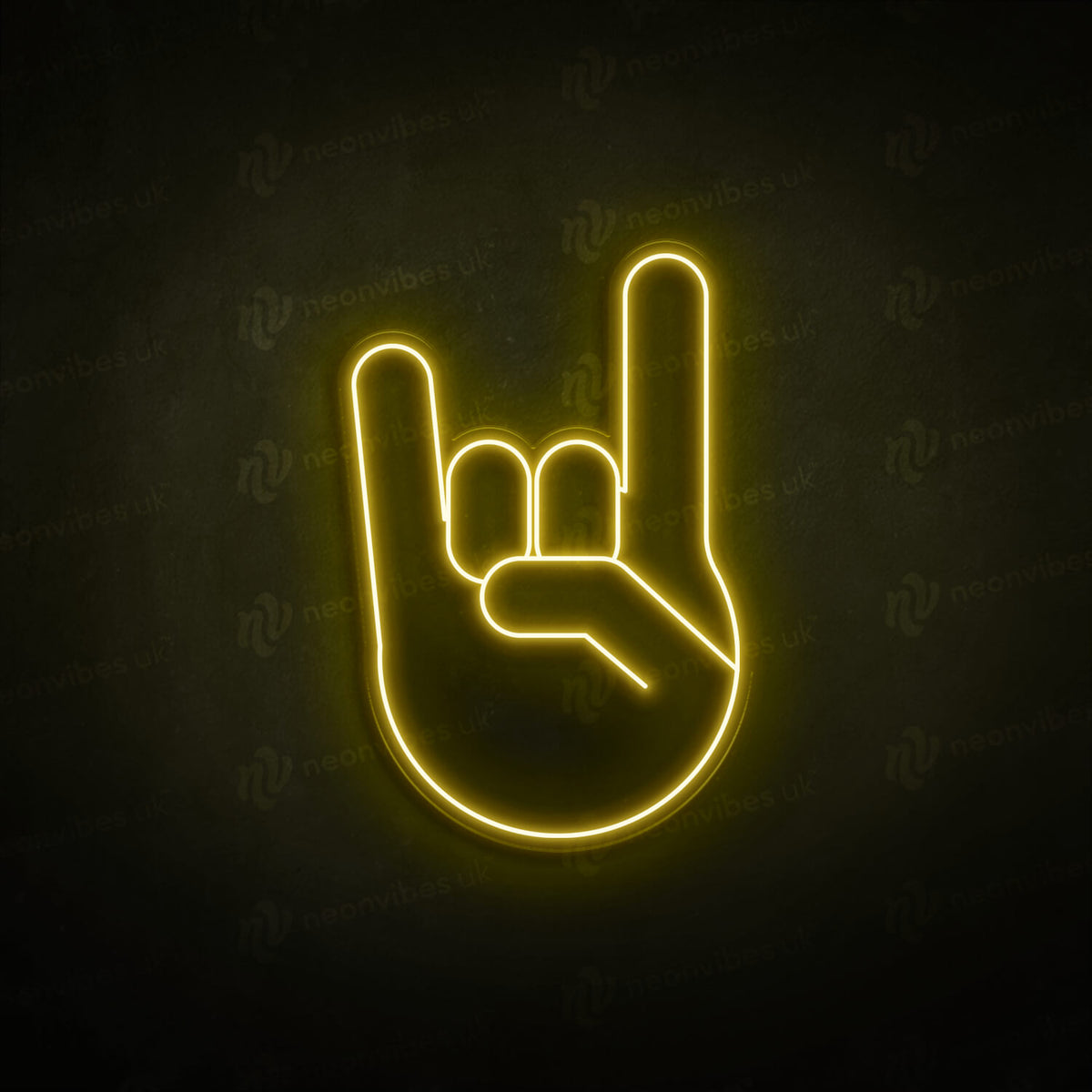 Rock On neon sign