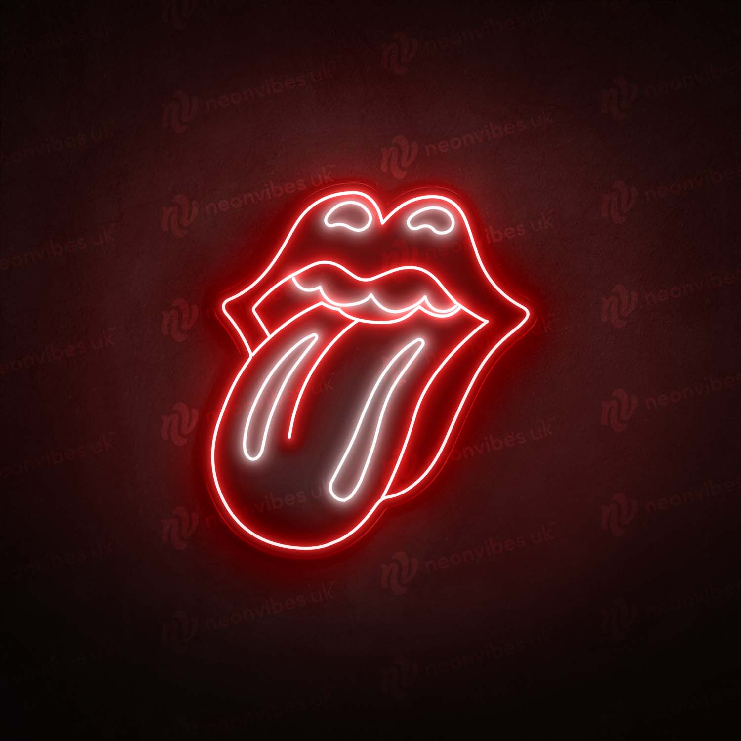 Rolling Lips neon sign