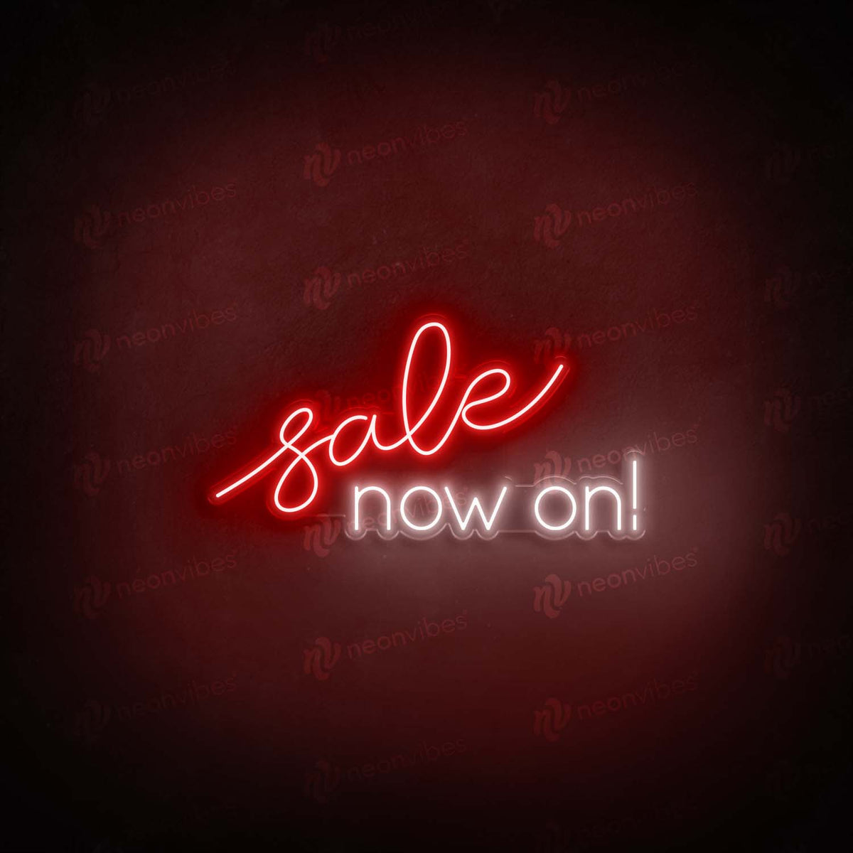 Sale now on neon sign