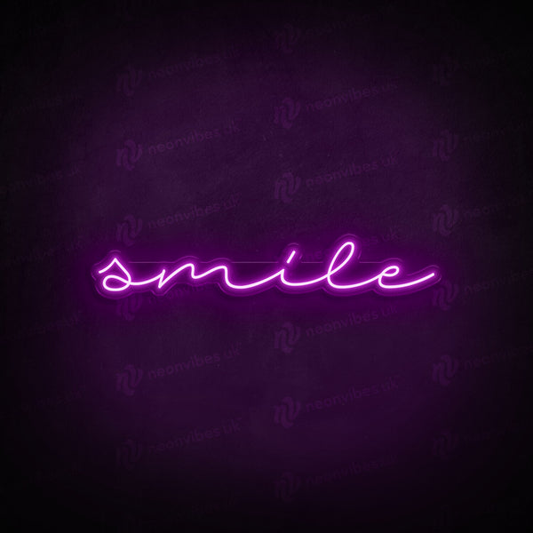 Smile LED Neon Sign - Neon Vibes® - Neon Vibes® neon signs