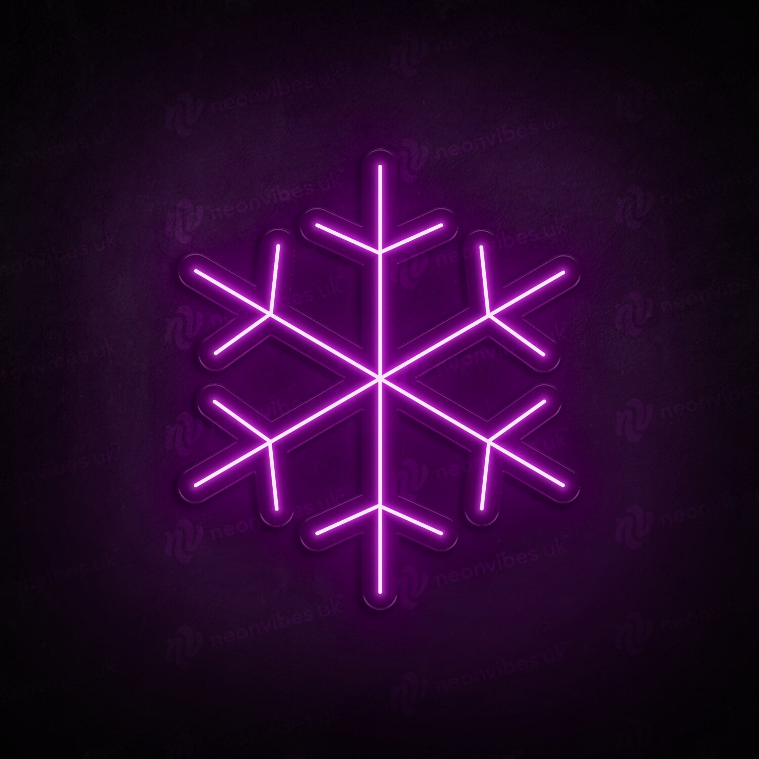 Snowflake LED Neon Sign - Neon Vibes® - Neon Vibes® neon signs