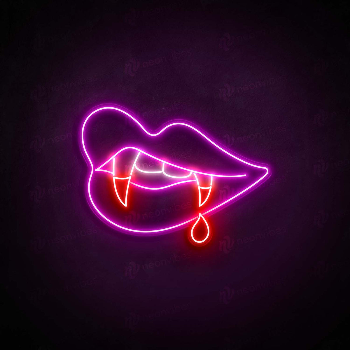 Vampire neon sign