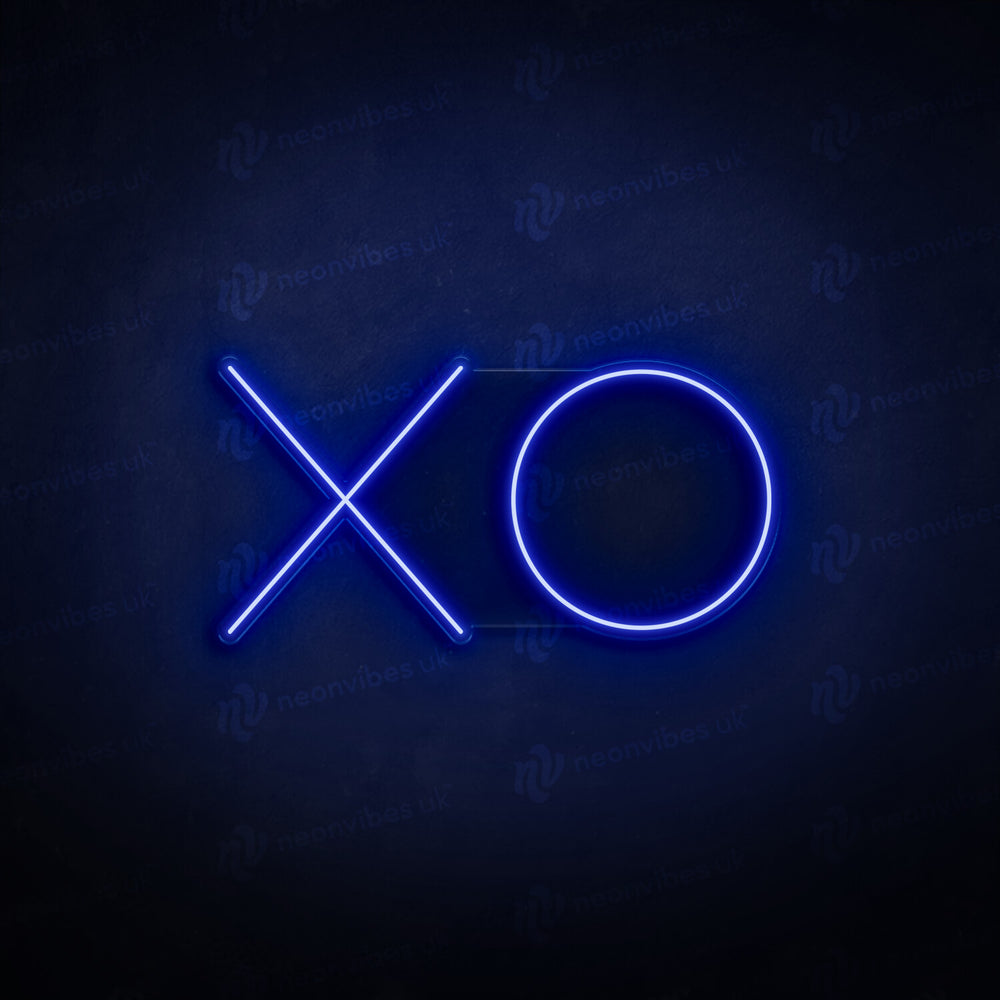 xo neon sign