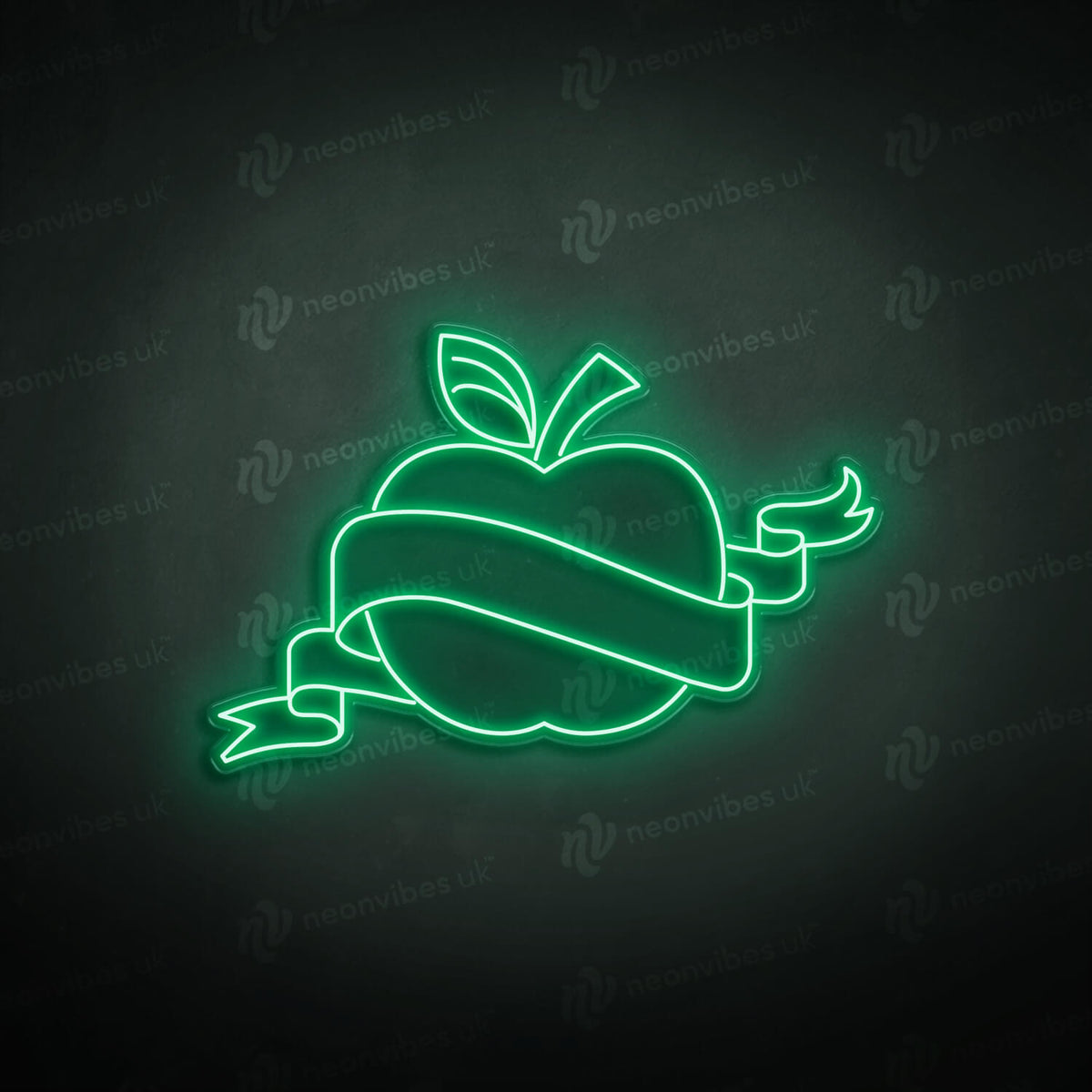 Apple neon sign