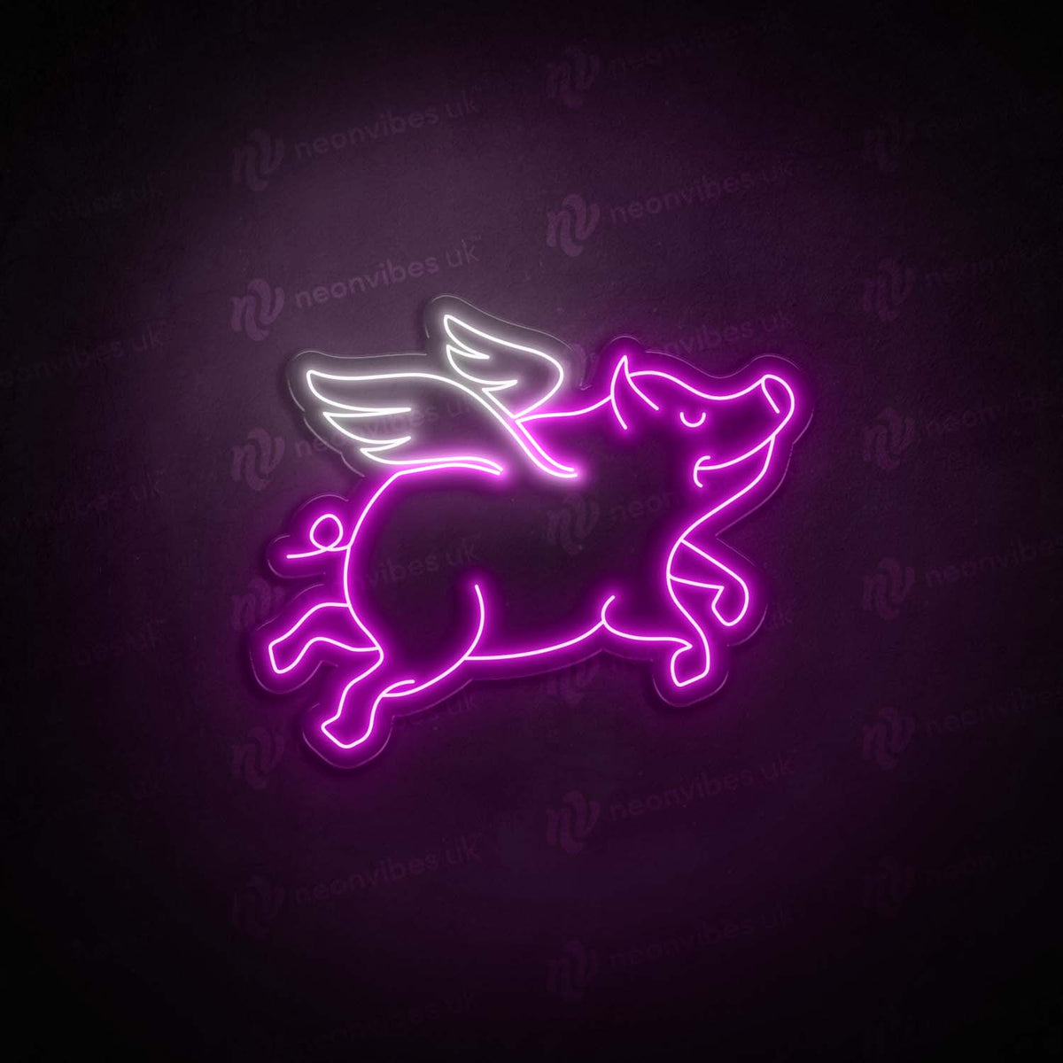 Pigs Might Fly neon sign