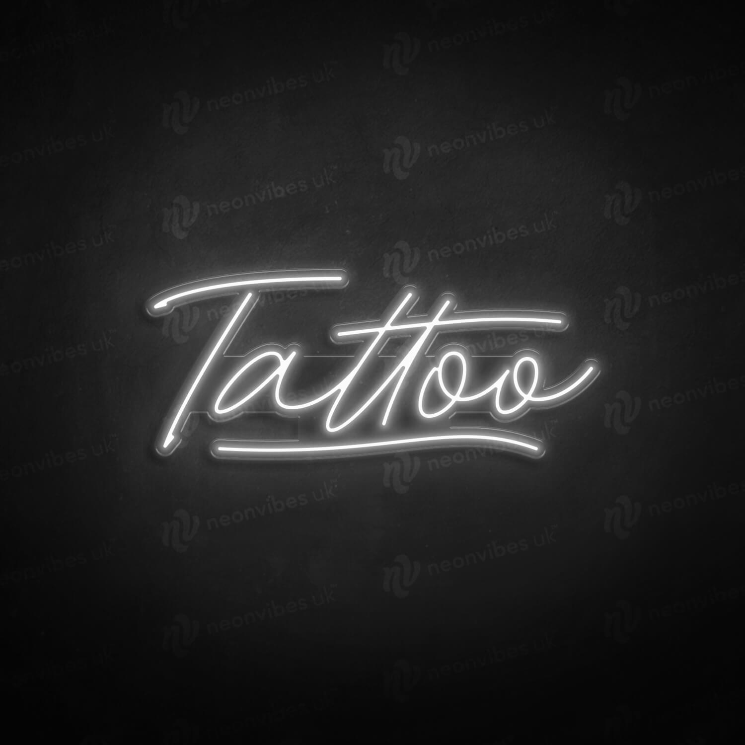 Tattoo neon sign