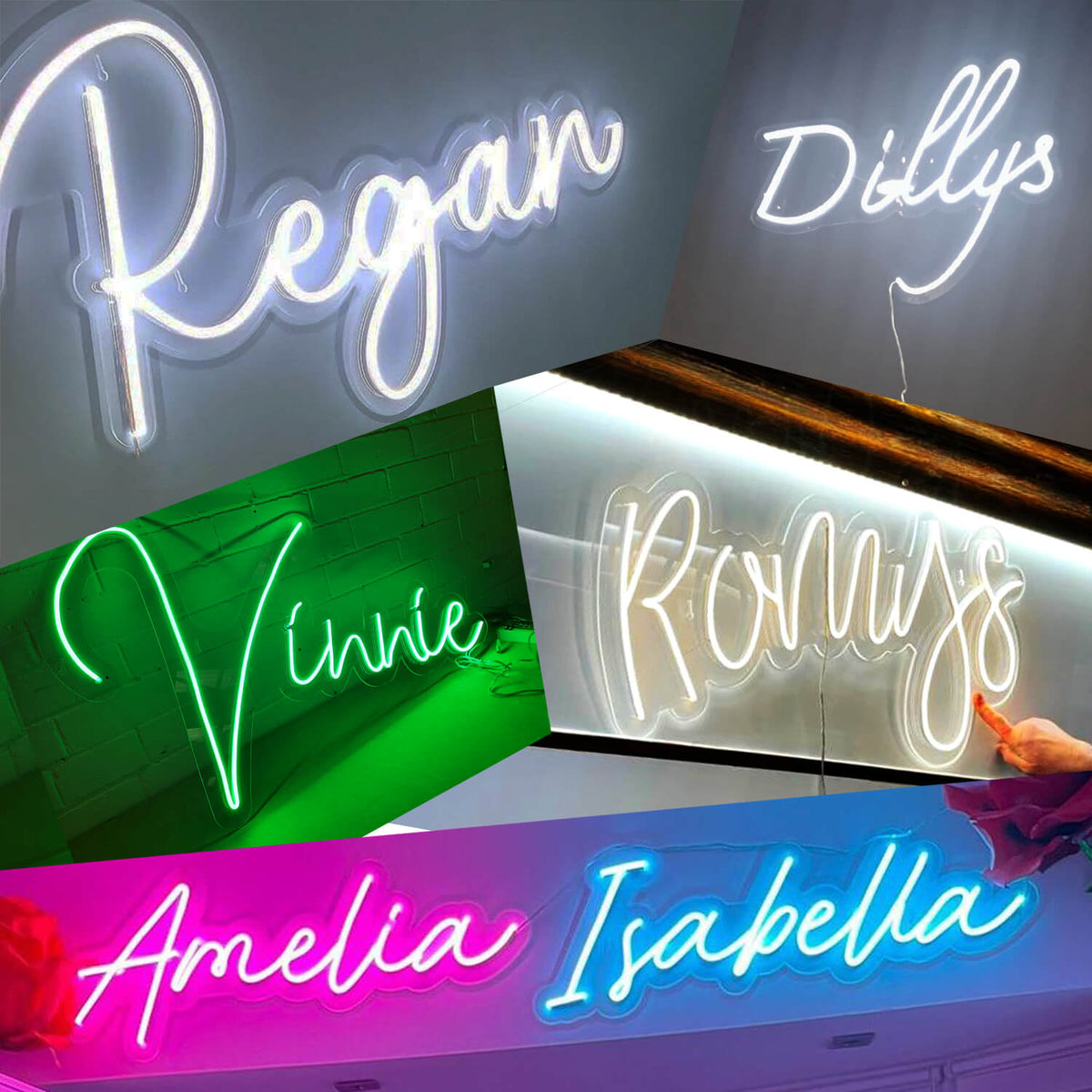 Personalised name neon sign