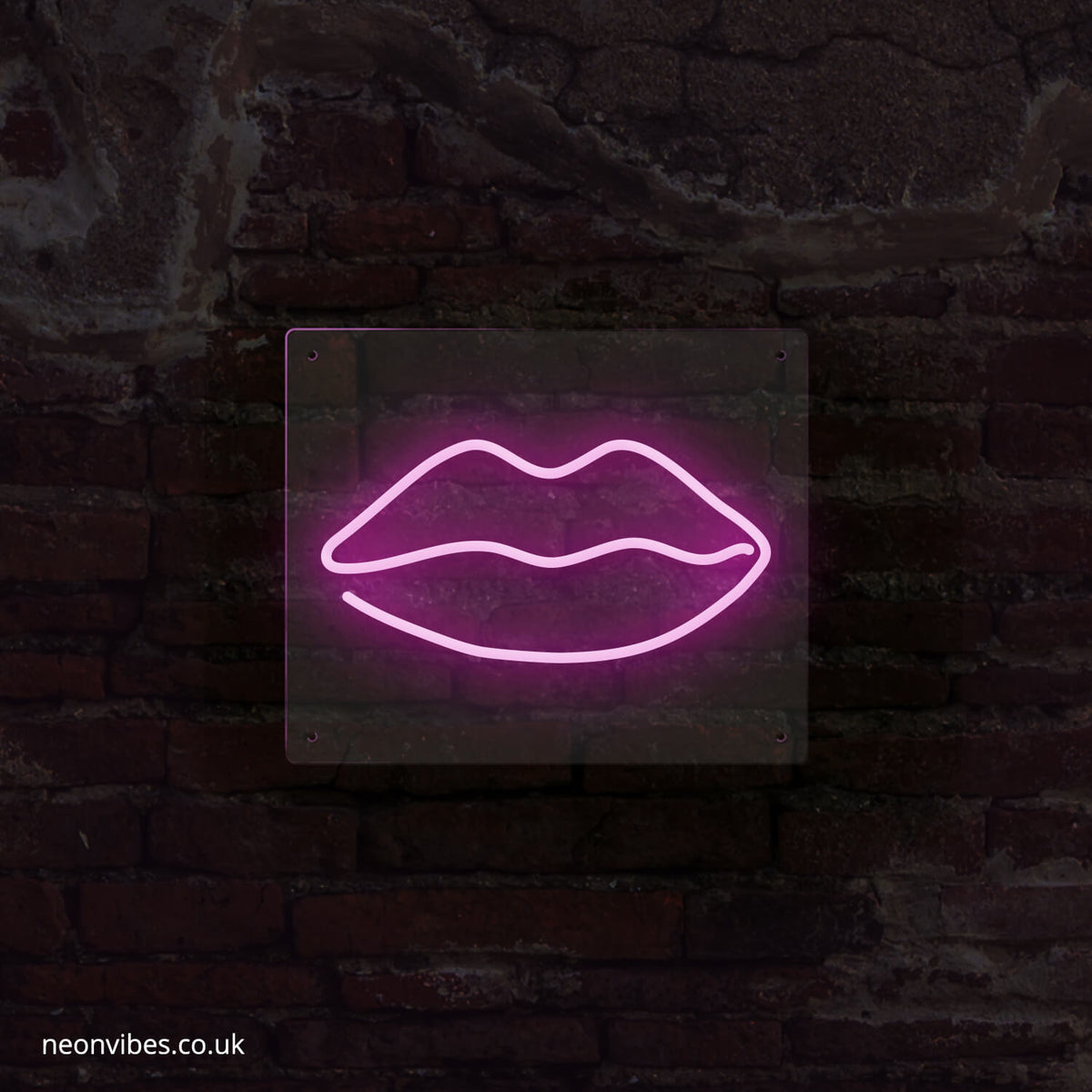 Lips neon sign