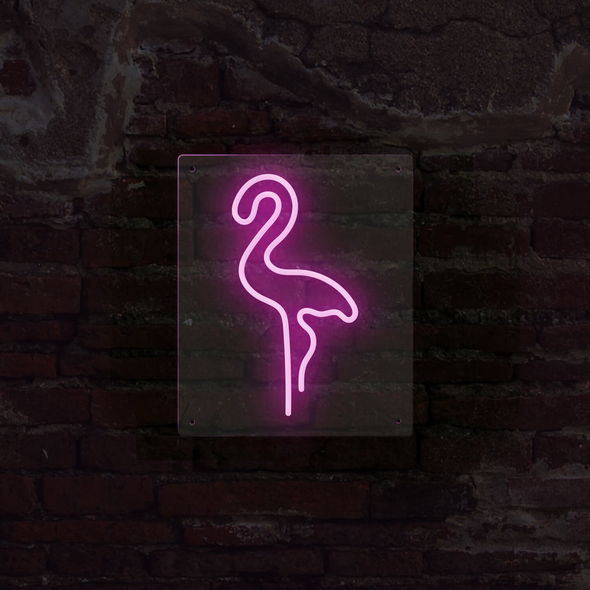 Flamingo neon sign