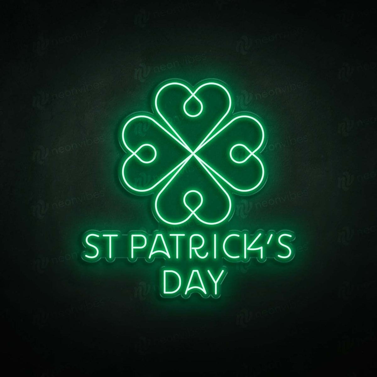 St Patricks Day neon sign