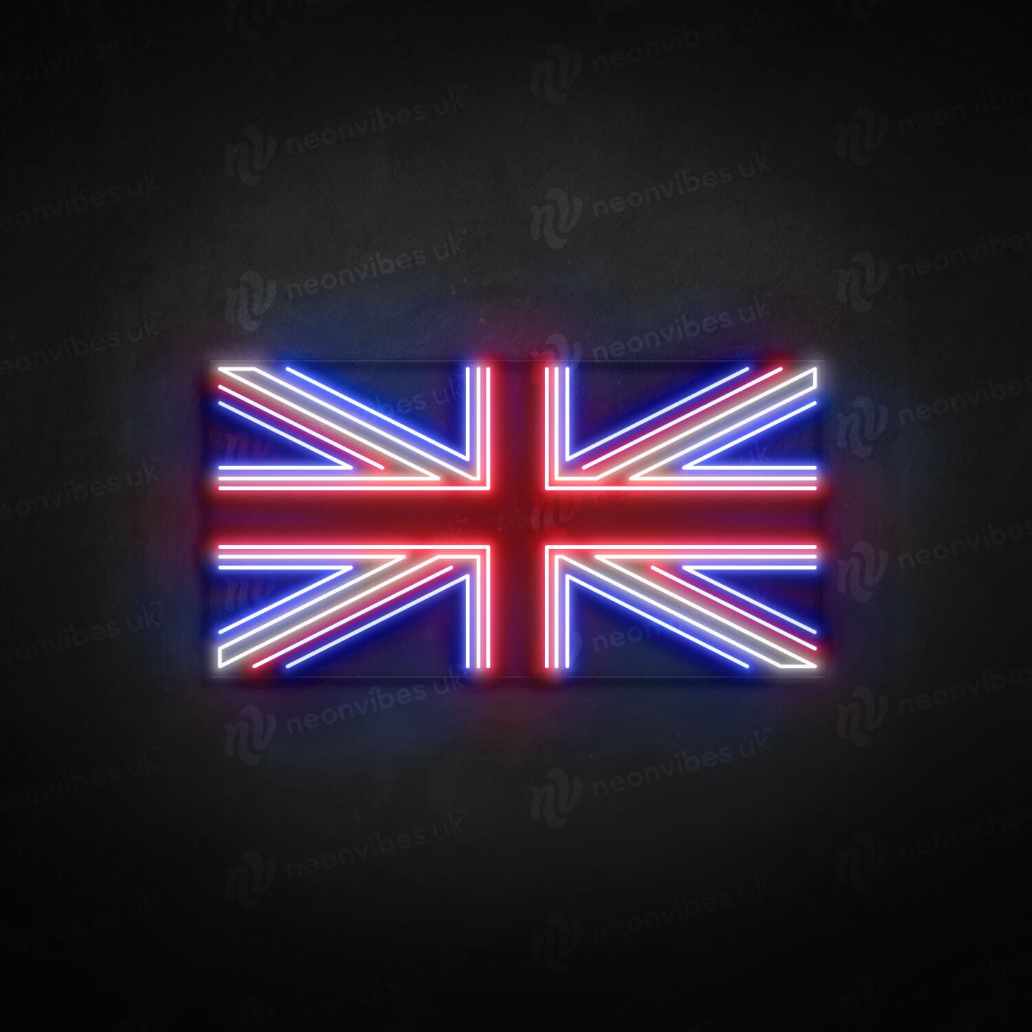 Union Jack neon - V1 - Neon Vibes® neon signs