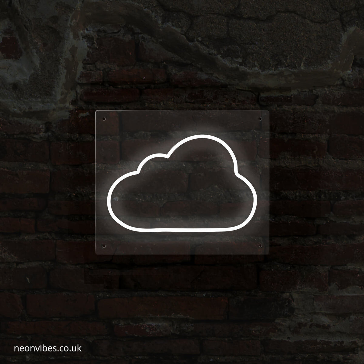 Cloud neon sign