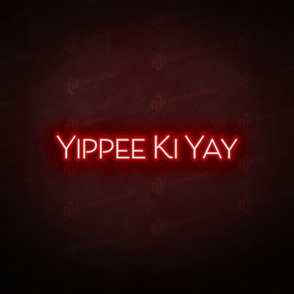Die Hard neon sign